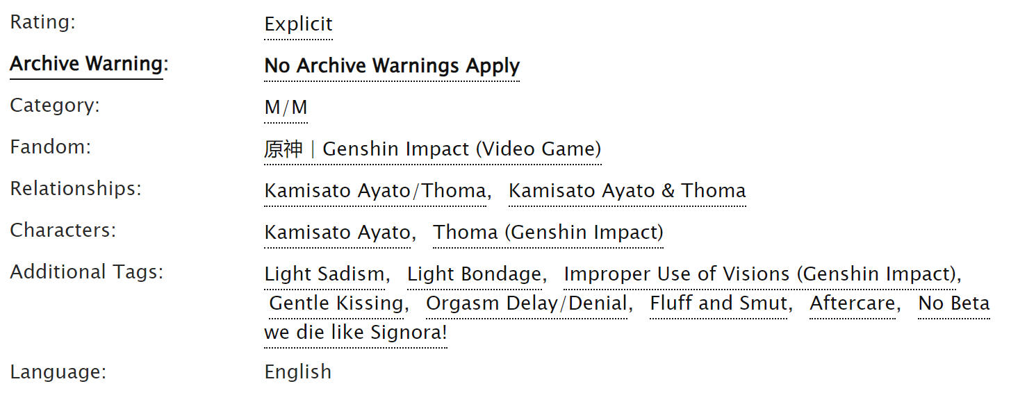 NSFW - Wrapped in Yarn